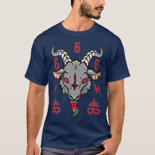 Baphomet Satanic Pentagram Atheist Satanism Occult T-Shirt