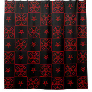 Baphomet Shower Curtain