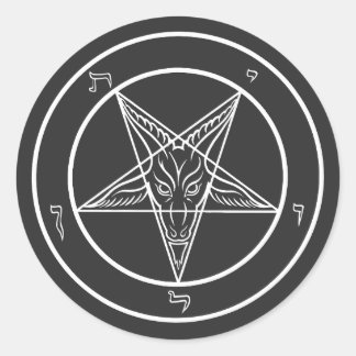 Baphomet Sigil CoS Decals Classic Round Sticker
