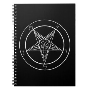 Baphomet Spiral Notebook