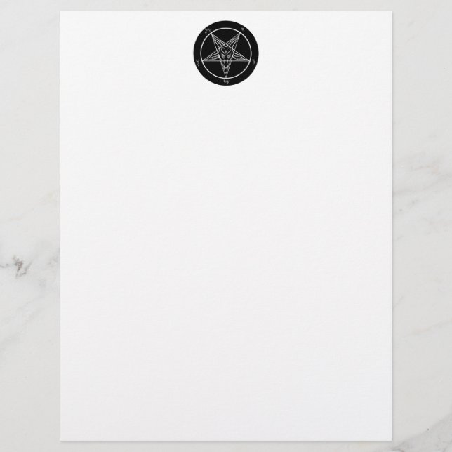 Baphomet Stationery (Front)