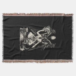 Baphomet Throw Blanket