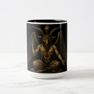 Baphomet Two-Tone Coffee Mug