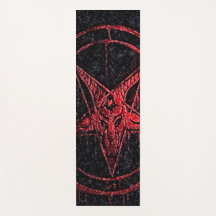 Baphomet Void Energy Meditation Yoga Mat