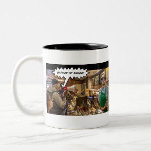 Baptise Yo Babies Two-Tone Coffee Mug