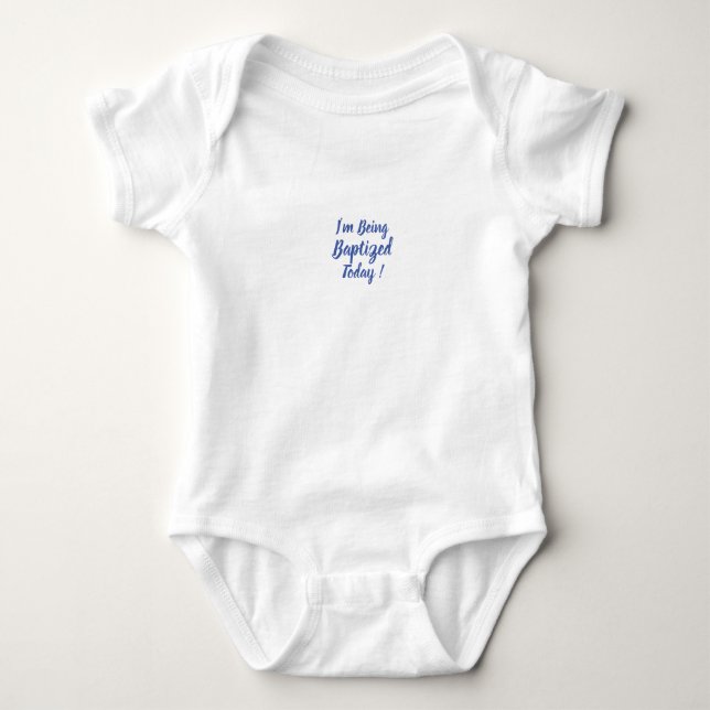 Baptised Baby Boy under shirt (Front)