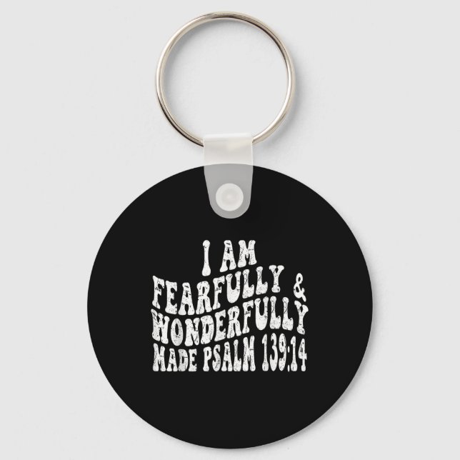Baptised In Jesus Name Acts 2.38 Baptised In Chris Key Ring (Front)