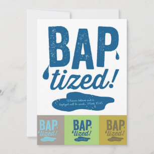 Baptised! Invitations