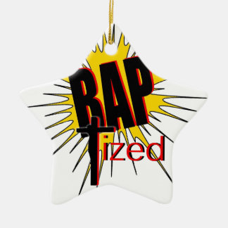 Baptised!  The gift for all who are proud. Ceramic Tree Decoration