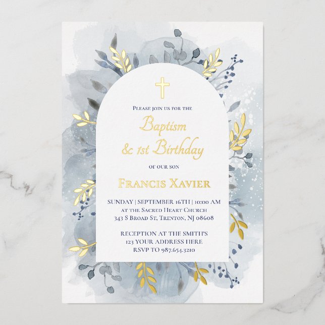 Baptism and First Birthday (Front)