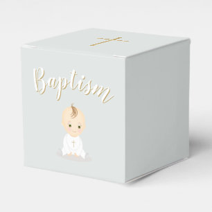 Baptism Baby Boy Favour Box