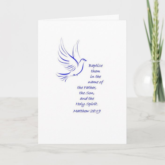 Baptism Card Zazzle.co.uk