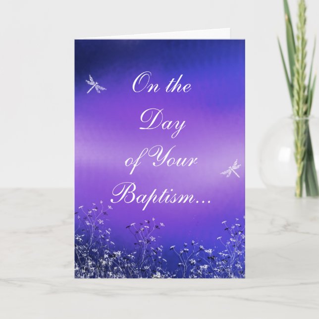 Baptism Card Nature (Front)