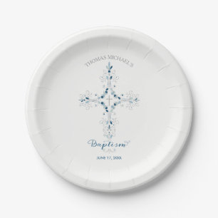 Baptism, Christening Paper Plates - Custom Plate