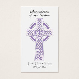 Baptism / Christianing Prayer Card