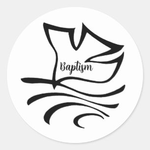 Baptism Dove Sticker