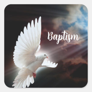Baptism Dove Sticker