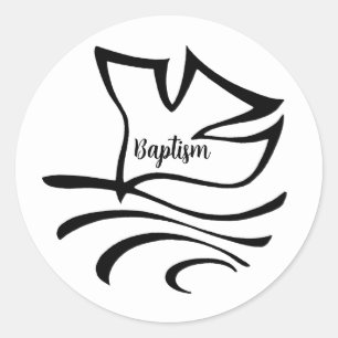Baptism Dove Sticker