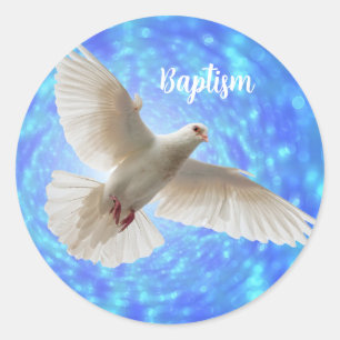 Baptism Dove Stickers
