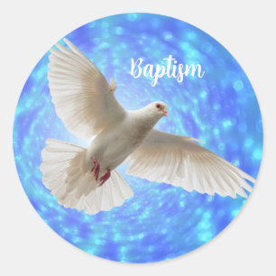 Baptism Dove Stickers