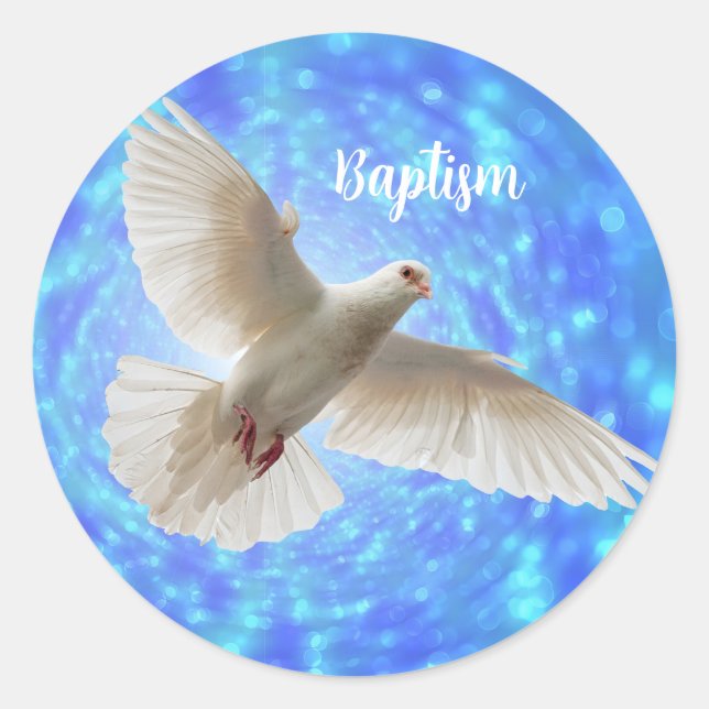 Baptism Dove Stickers (Front)