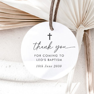 Baptism Favour Tags
