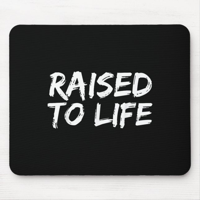 Baptism Gift New Christians Baptismal Quote Raised Mouse Mat (Front)