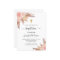 Baptism girl pampas grass rose gold blush pink
