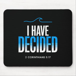 Baptism I Have Decided Baptised  Mouse Mat