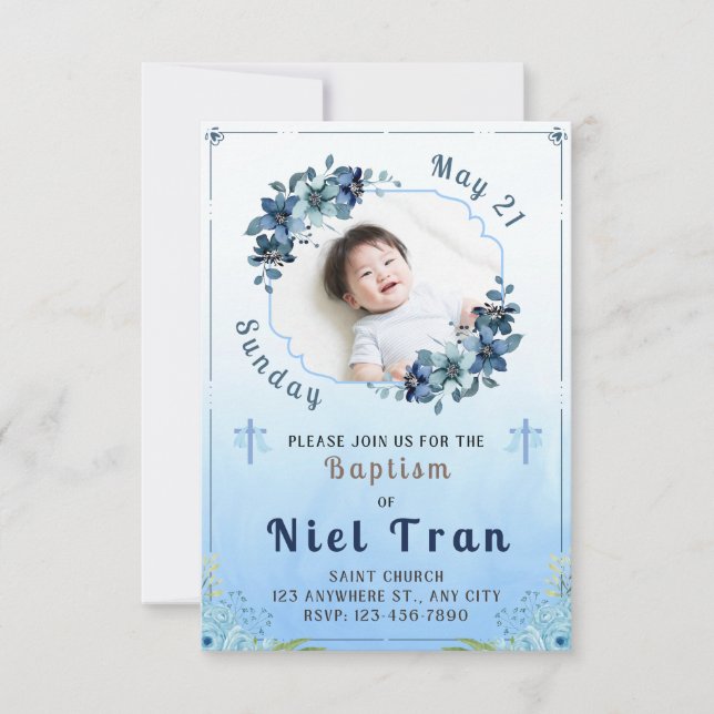 Baptism invitation (Front)