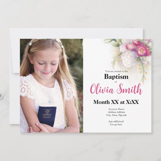 Baptism Invitation (Front)