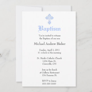 Baptism invitation