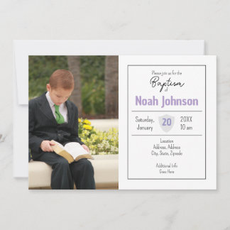 Baptism Invitation