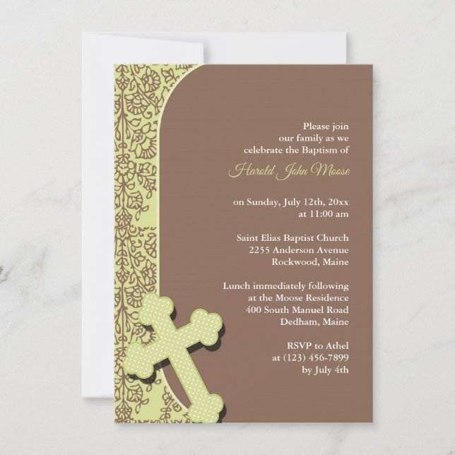 Baptism Invitation (Front)