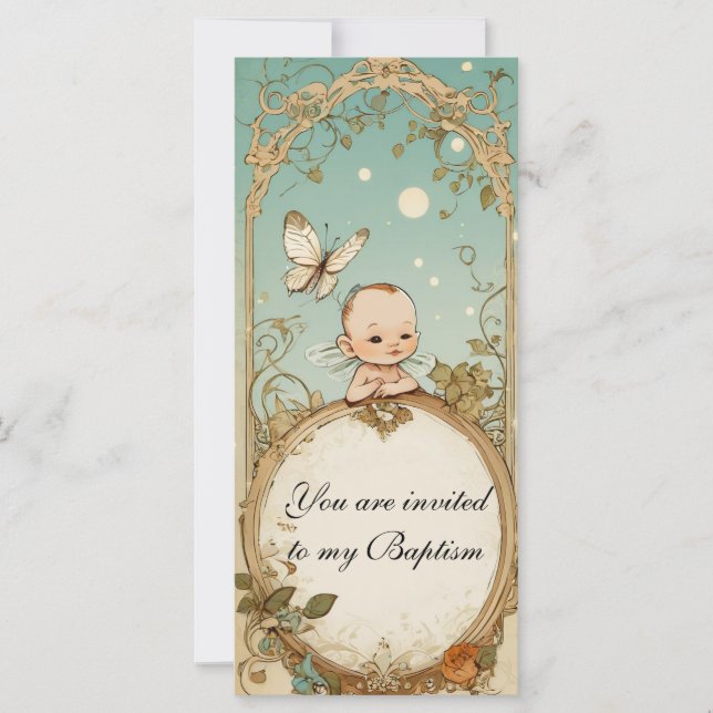 Baptism Invitation Baby (Front)