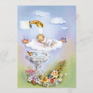 Baptism invitation card