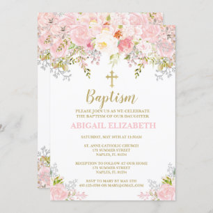 Baptism Invitation, Christening, Dedication Invitation