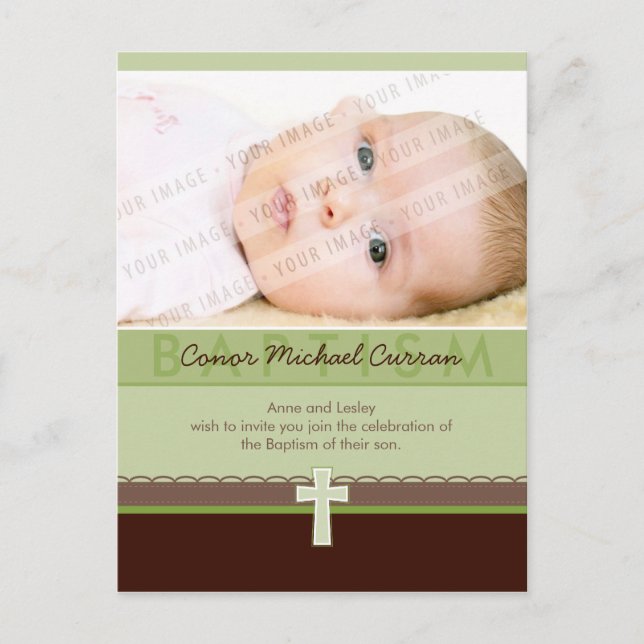 BAPTISM INVITATION :: pure 6 (Front)