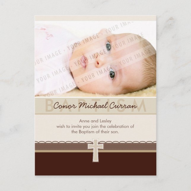 BAPTISM INVITATION :: pure 7 (Front)