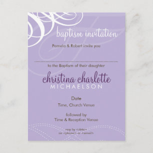 BAPTISM INVITE :: designer vogue 3
