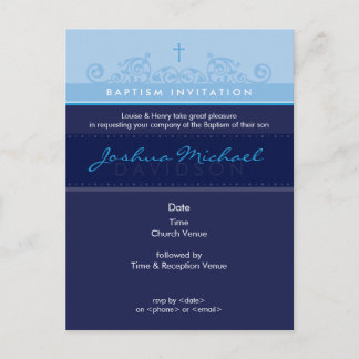 BAPTISM INVITE :: elegant 6