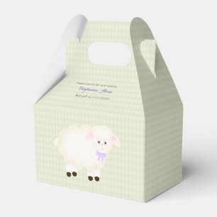 Baptism Lamb Favour Box