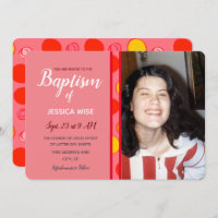Baptism LDS Girl geometric Fun Circles