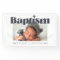 Baptism Modern Bold Simple  Photo Thank You