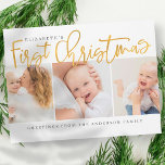 Baptism Modern Simple Chic Photo Thank You Postcard<br><div class="desc">This simple and classic design is composed of serif typography and add a custom photo. This design is modern,  chic,  playful and fun.</div>