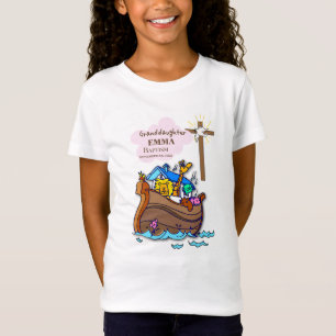 Baptism Noah's Ark Granddaughter Personalised T-Shirt