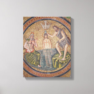Baptism of Christ by John the Baptist Canvas Print