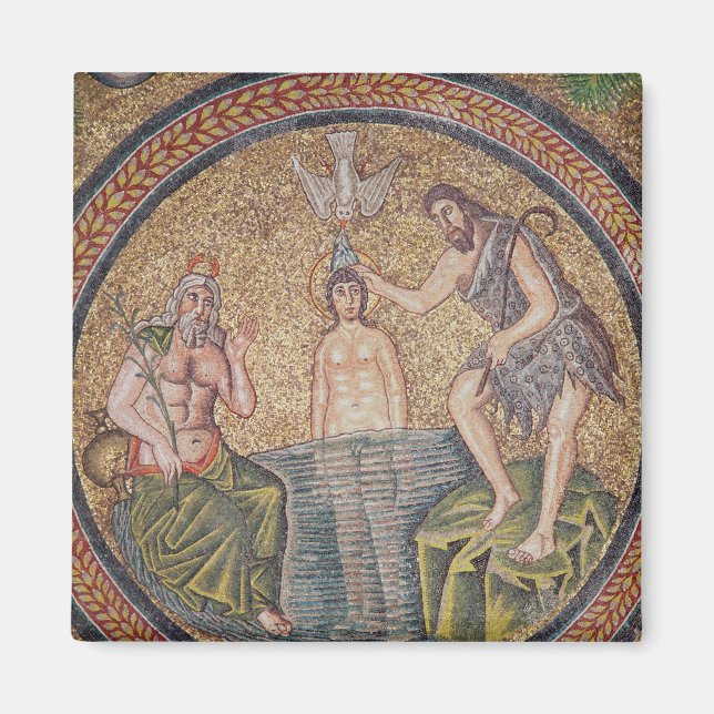Baptism of Christ by John the Baptist Magnet (Front)