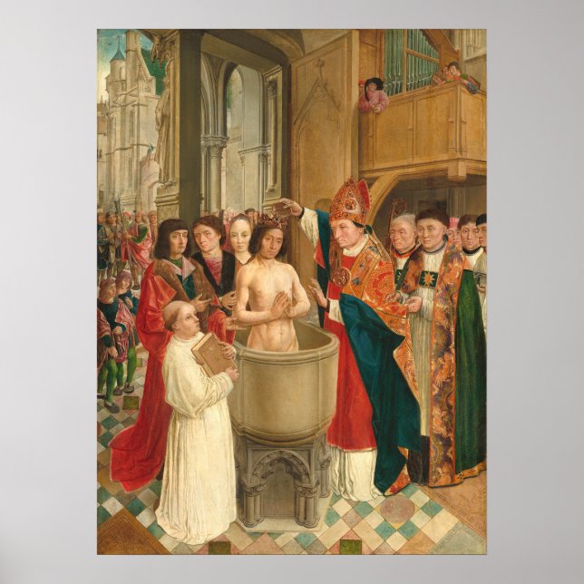 Baptism of Clovis - Saint Giles Fine Art Poster (Front)