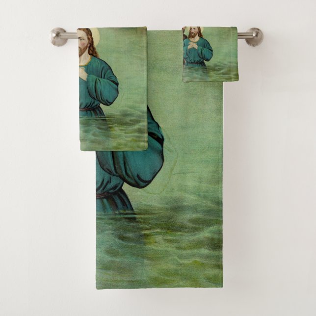 Baptism of Jesus Christ Bath Towel Set (Insitu)